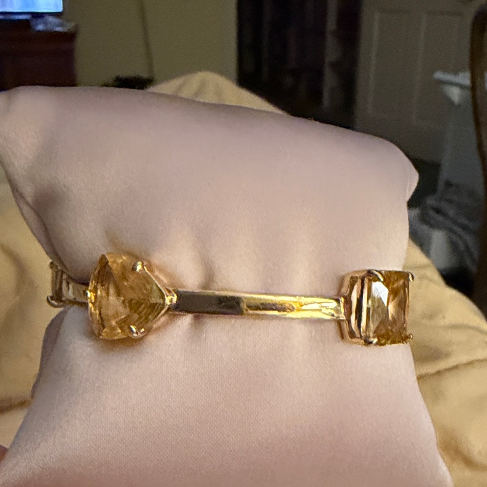 Kate Spade Yellow Rhinestone Bracelet - Picture 2 of 6